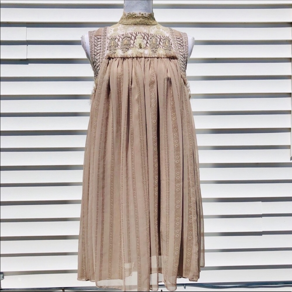 Mixed Media Free People Tunic